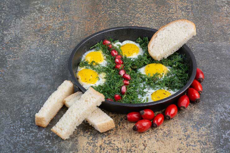 غذاهای رژیمی که با تخم مرغ تهیه می شوند