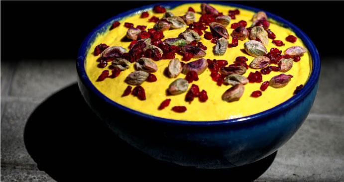 خورش ماست تاج الملوک اصفهان