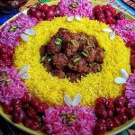 دستور پخت پلو آلبالو