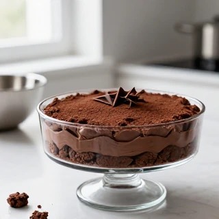 طرز تهیه دسر بیسکویتی شکلاتی