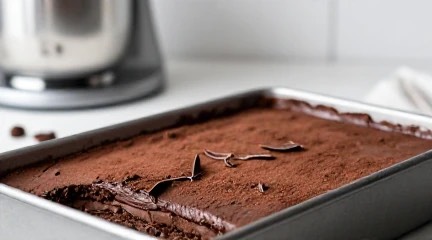 طرز تهیه دسر بیسکویتی شکلاتی