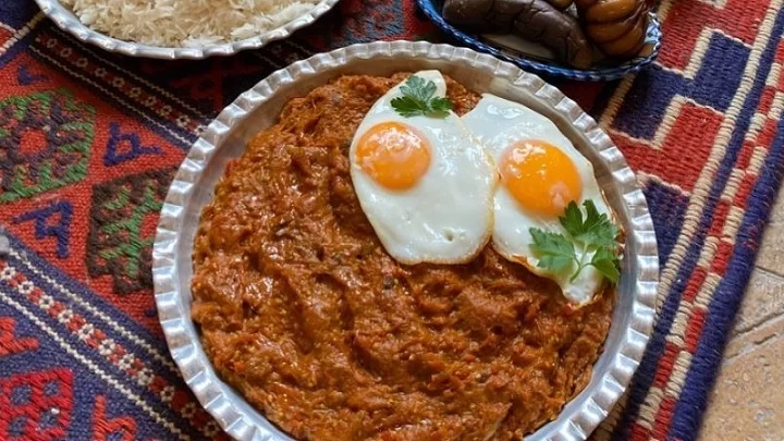 طرز پخت میرزاقاسمی خوشمزه
