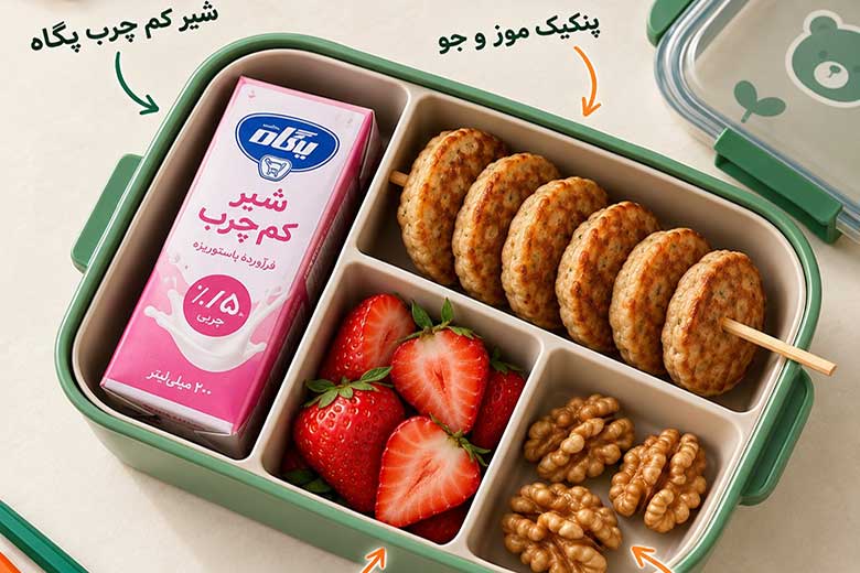 تغذیه سالم برای مدرسه