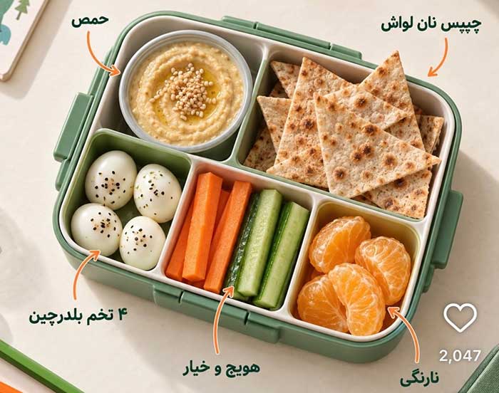 تغذیه سالم برای مدرسه