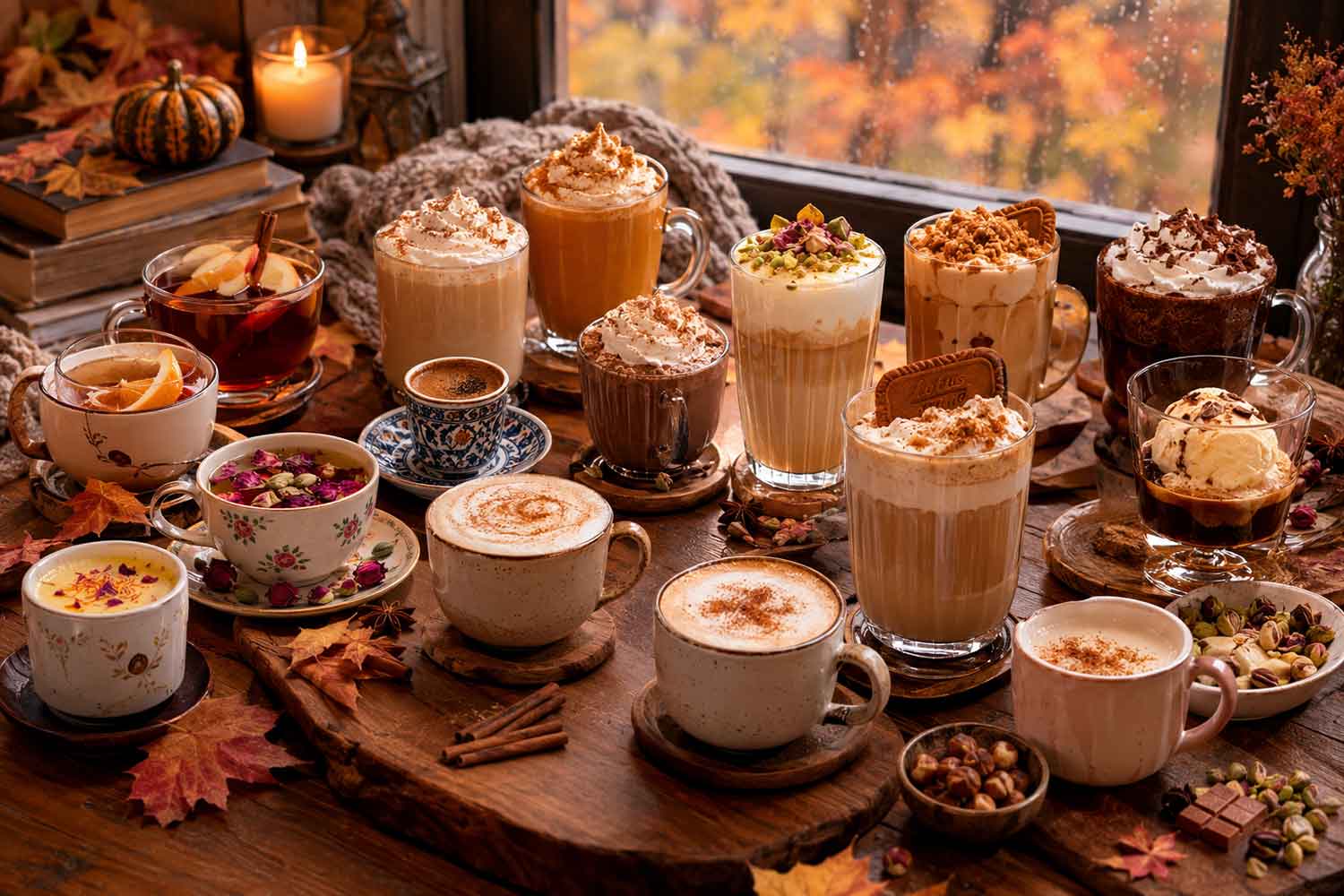 ۲۰ مدل نوشیدنی گرم پاییزی برای عصرهای دلنشین پاییز
