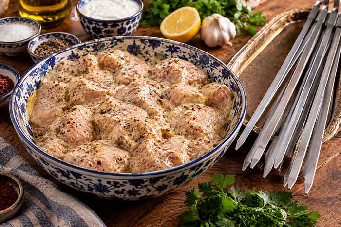 طرز پخت جوجه کباب ماستی