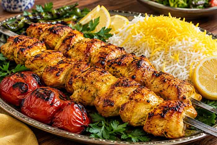 طرز پخت جوجه کباب لیمویی
