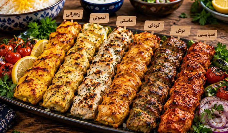 آشنایی با ۸ نوع جوجه کباب معروف ایرانی