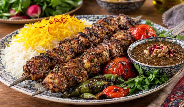 طرز پخت جوجه کباب ترش